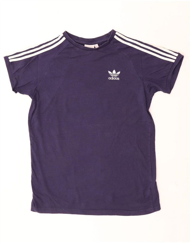 Camiseta masculina Adidas grande algodão azul marinho