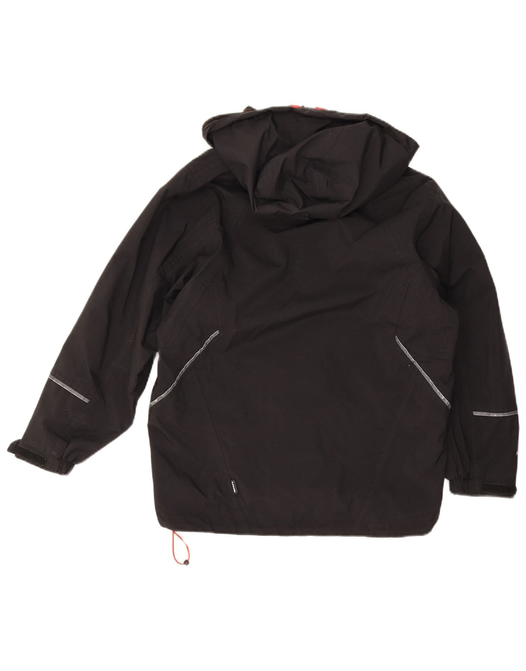 Jaqueta corta-vento com capuz para meninas Sprayway 10-11 anos de poliéster preto