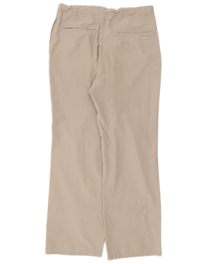 Calça cargo masculina Kangol reta grande W34 L30 cinza poliamida
