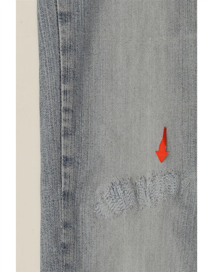 LEE Feminino Cameron Straight Jeans W30 L33 Azul Algodão