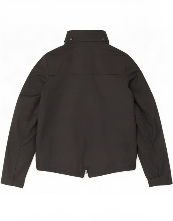 Jaqueta de chuva Nike Boys RB Leipzing 12-13 anos grande poliéster preto