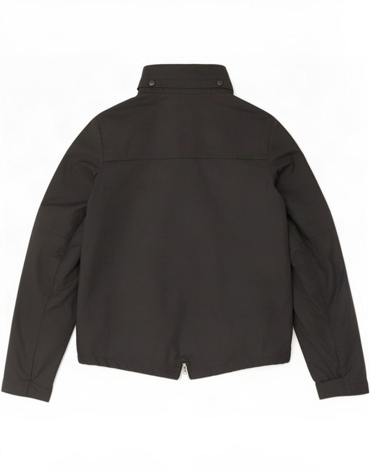 Jaqueta de chuva Nike Boys RB Leipzing 12-13 anos grande poliéster preto