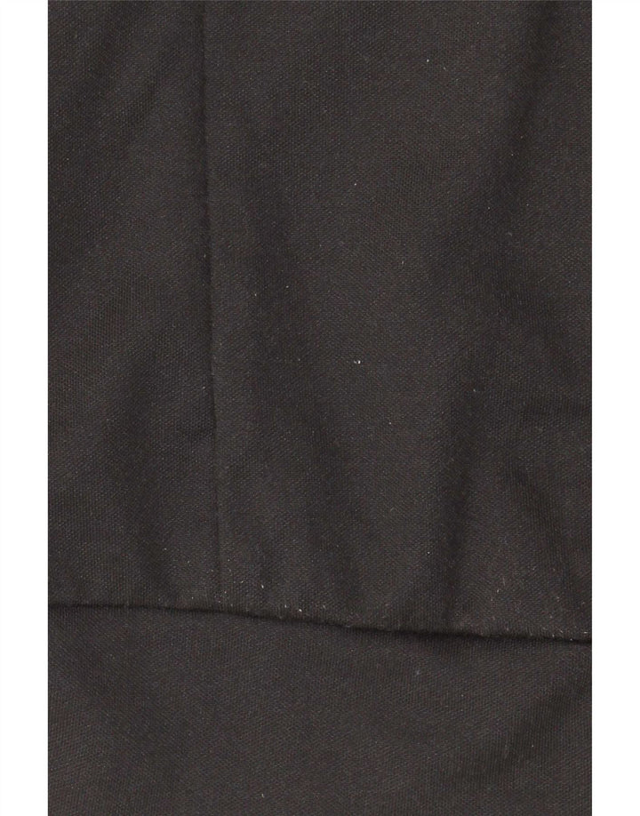 Adidas Womens Tracksuit Top Jacket UK 8 Pequeno Algodão Preto