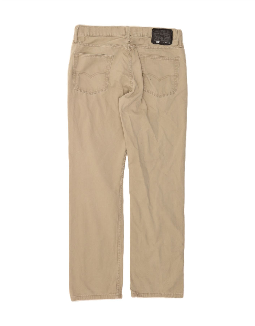 LEVI'S Womens 514 Straight Casual Trousers W32 L32 Beige Cotton Vintage Levi's and Second-Hand Levi's from Messina Hembry 