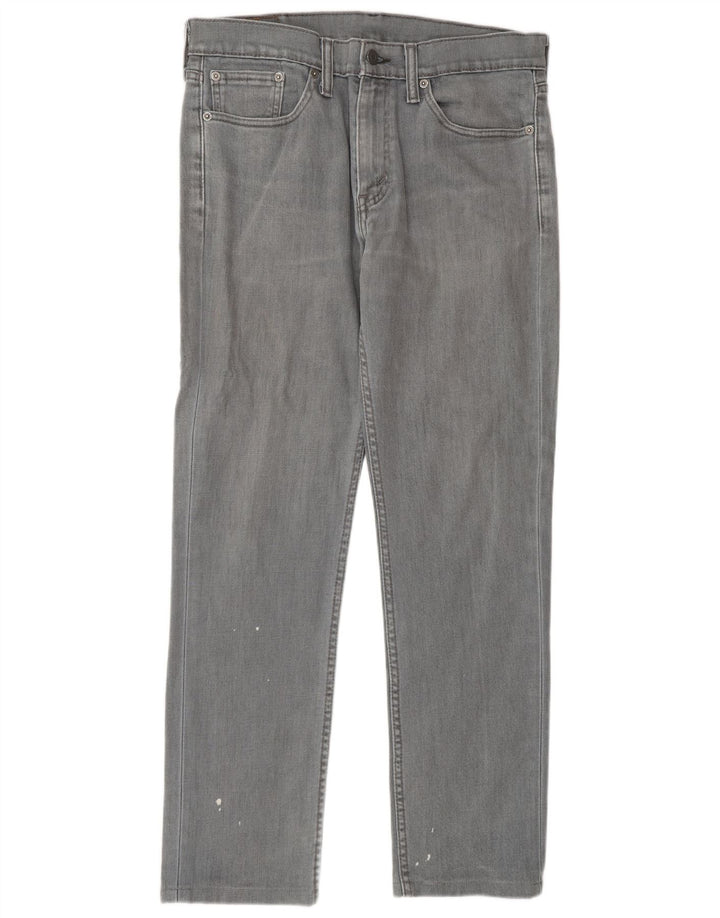 LEVI'S Masculino 511 Slim Jeans W32 L32 Cinza Algodão