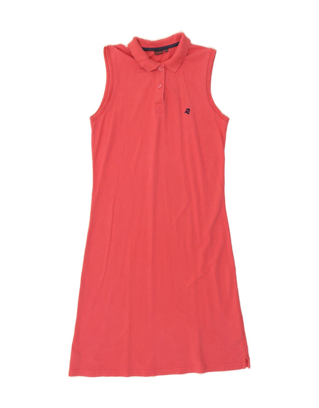 INVICTA Womens Sleeveless Polo Dress IT 44 Small Pink Cotton Vintage Invicta and Second-Hand Invicta from Messina Hembry 