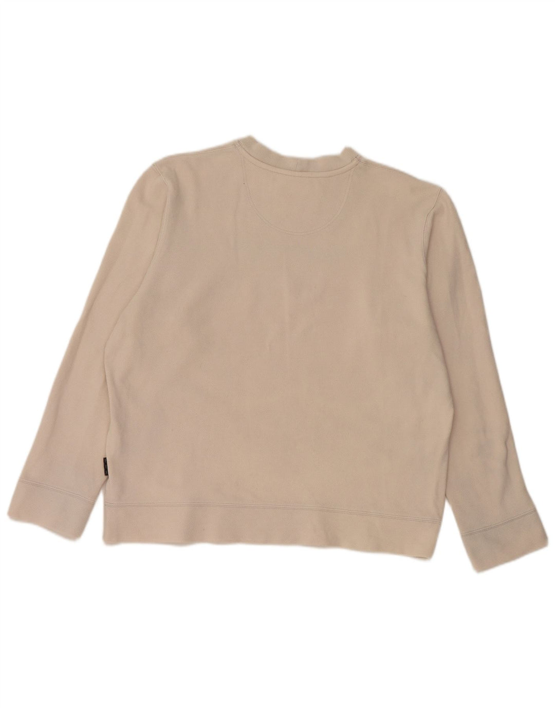 SERGIO TACCHINI moletom gráfico feminino jumper UK 18 XL branco