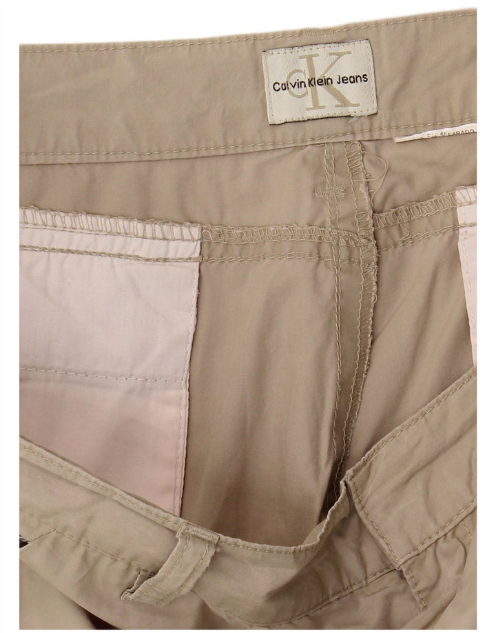 Calça cargo feminina CALVIN KLEIN W36 L33 bege