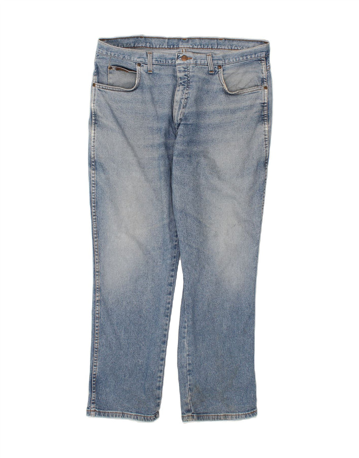 WRANGLER Mens Slim Jeans W38 L30 Blue Cotton Vintage Wrangler and Second-Hand Wrangler from Messina Hembry 