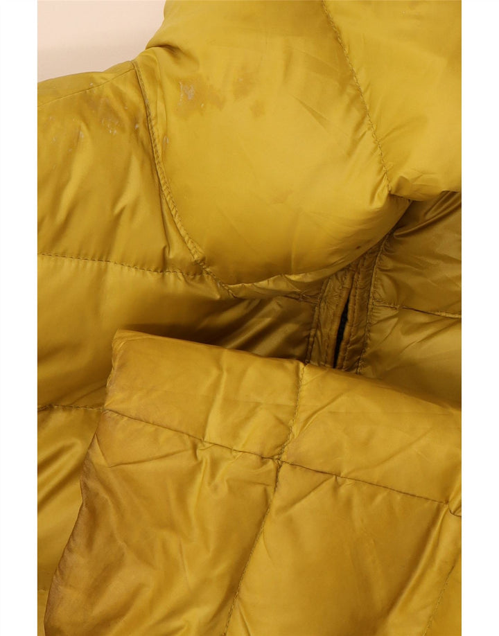 Jaqueta masculina acolchoada com capuz Blauer UK 38 poliamida amarela média