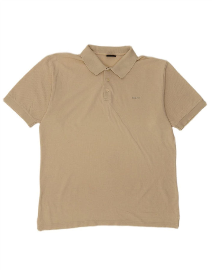 Camisa polo masculina BELFE grande bege