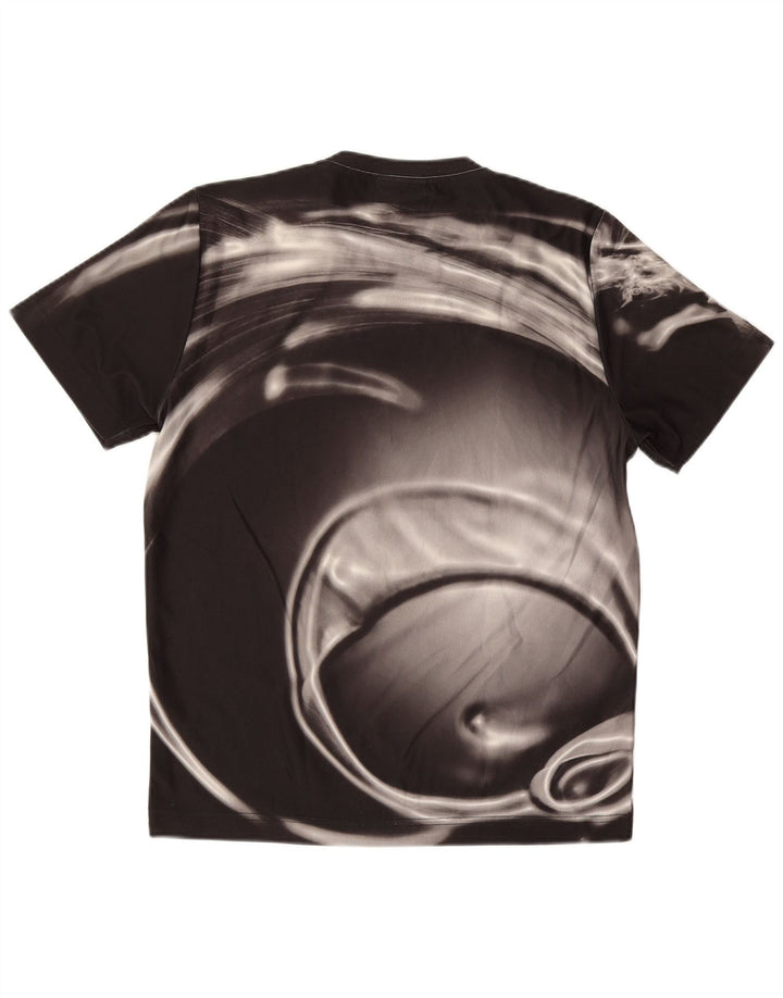 Camiseta masculina com padrão abstrato AUSTRALIAN L'ALPINA Top IT 46 pequena preta