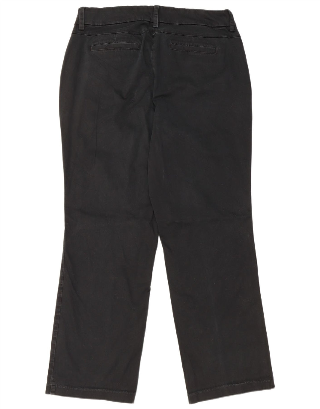 LEE Calça feminina casual reta com ajuste curvilíneo US 16 2XL W36 L31 preta