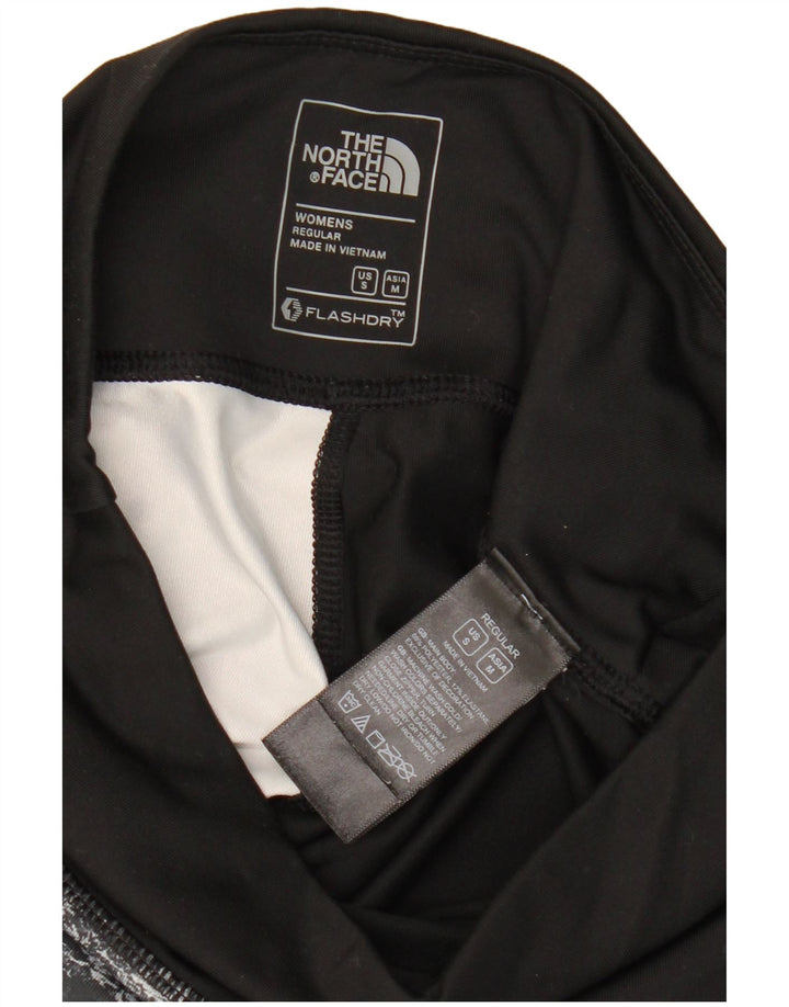 Leggings gráficas femininas The North Face UK 14 bloco colorido preto médio