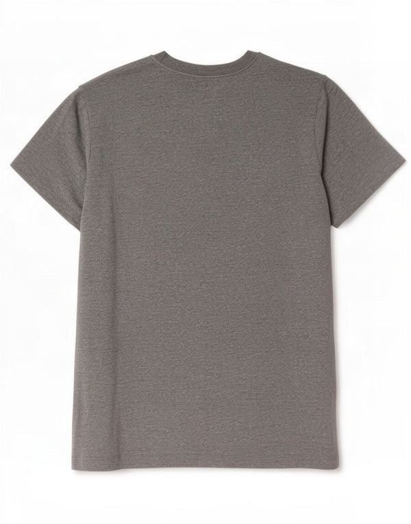 Camiseta Jordan Masculina Standard Fit Graphic Top Algodão Cinza Médio
