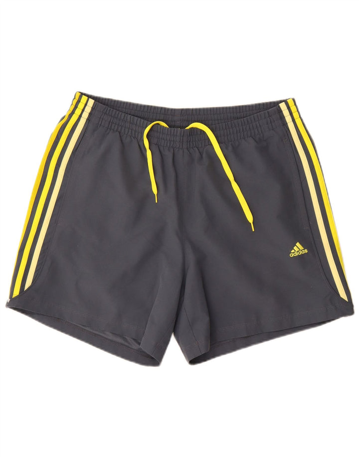 Adidas Masculino Climalite Sport Shorts Grande Cinza Poliéster