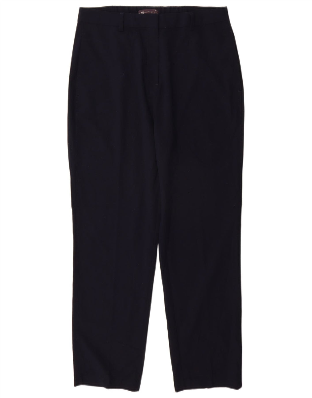 Calça Chino Feminina MARKS & SPENCER UK 12 Médio W30 L28 Azul Marinho