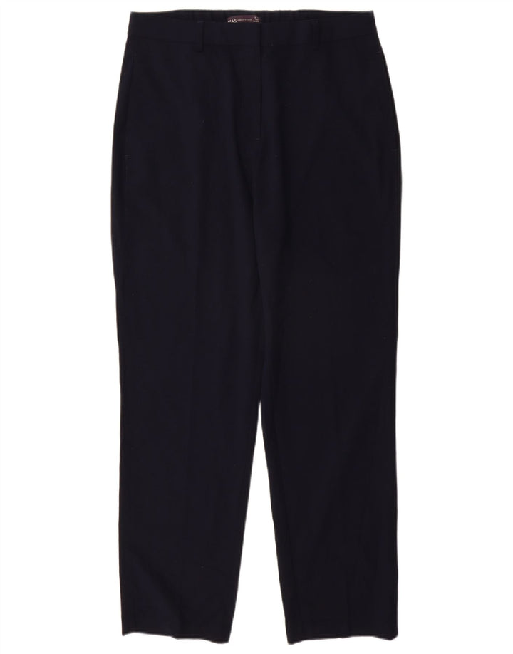 Calça Chino Feminina MARKS & SPENCER UK 12 Médio W30 L28 Azul Marinho