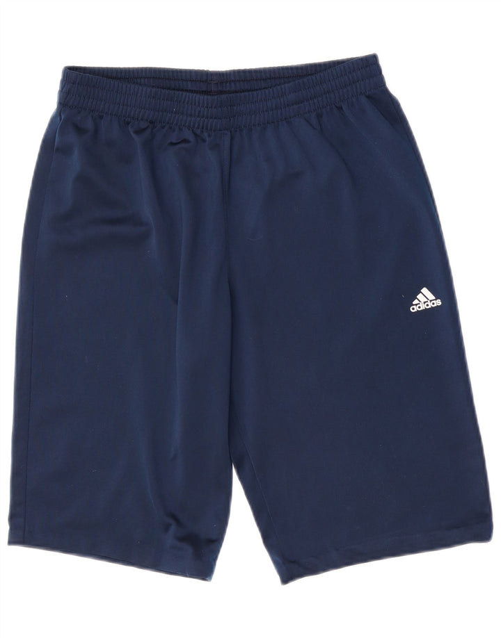 Shorts esportivos Adidas meninos 15-16 anos azul marinho poliéster