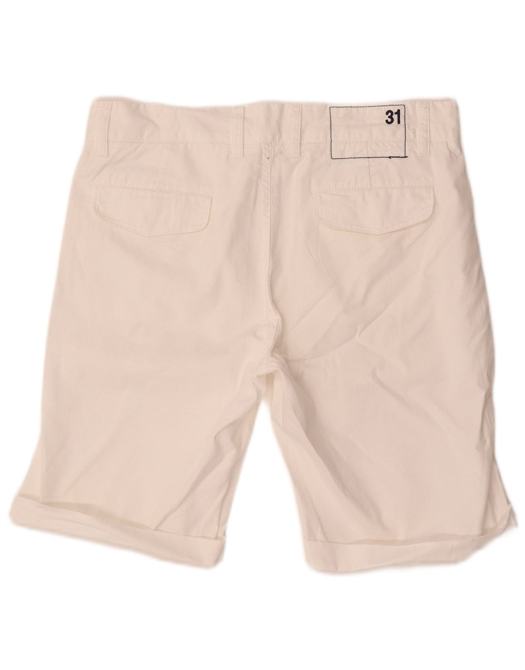 Shorts chino feminino Sun68 W31 médio branco