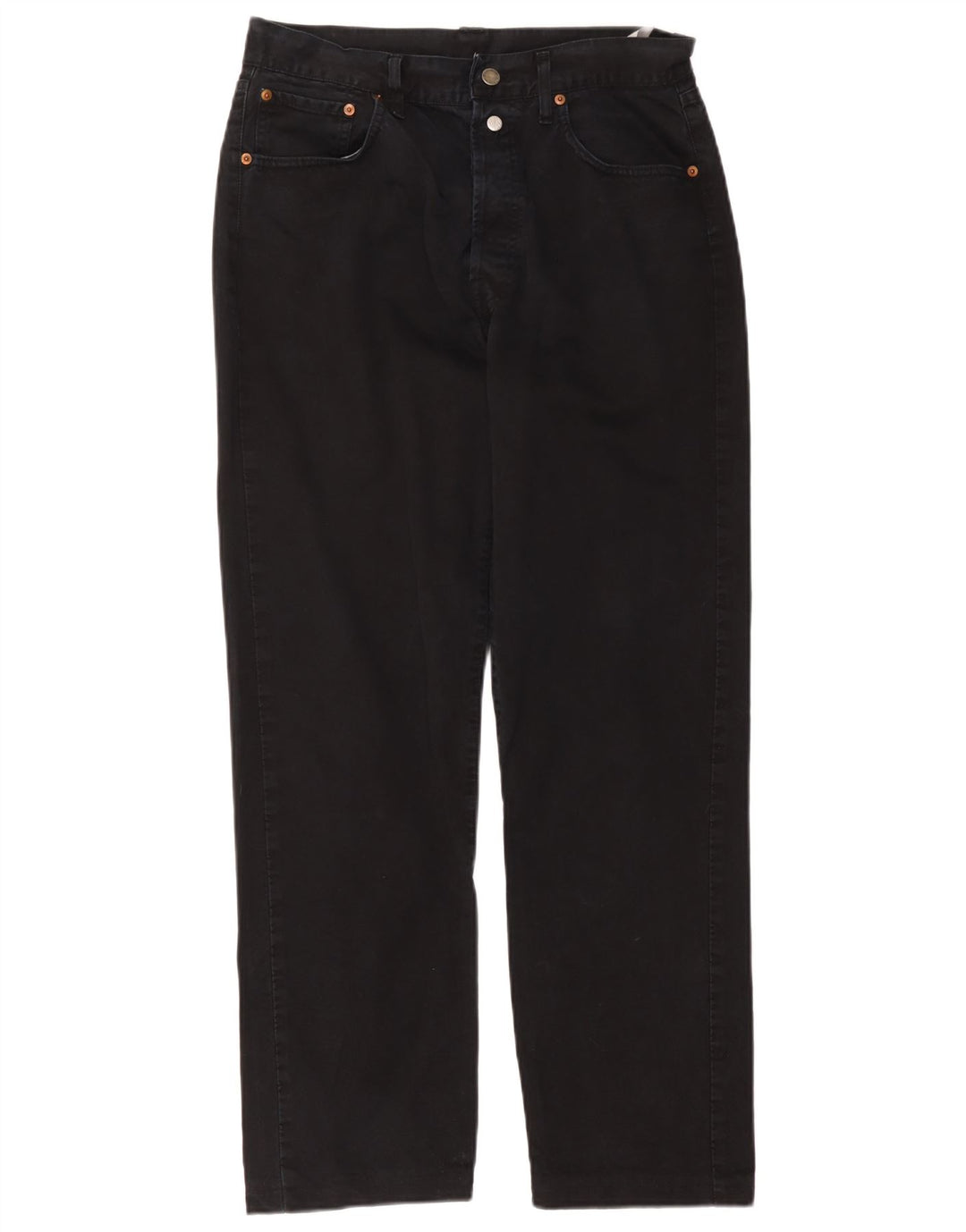 Replay Jeans reto masculino W33 L32 algodão preto