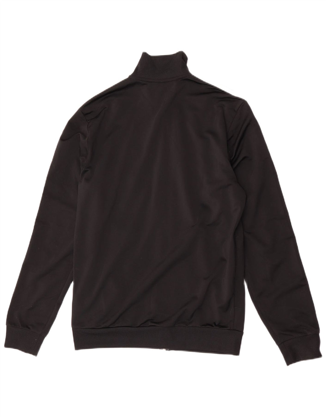Adidas Mens Tracksuit Top Jacket UK 38/40 Médio Poliéster Preto