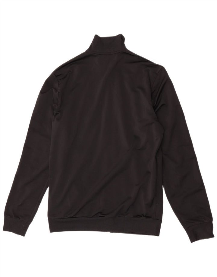 Adidas Mens Tracksuit Top Jacket UK 38/40 Médio Poliéster Preto