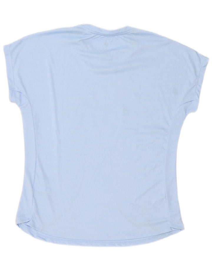 Adidas Camiseta Feminina Graphic Top UK 16/18 Grande Azul Poliéster