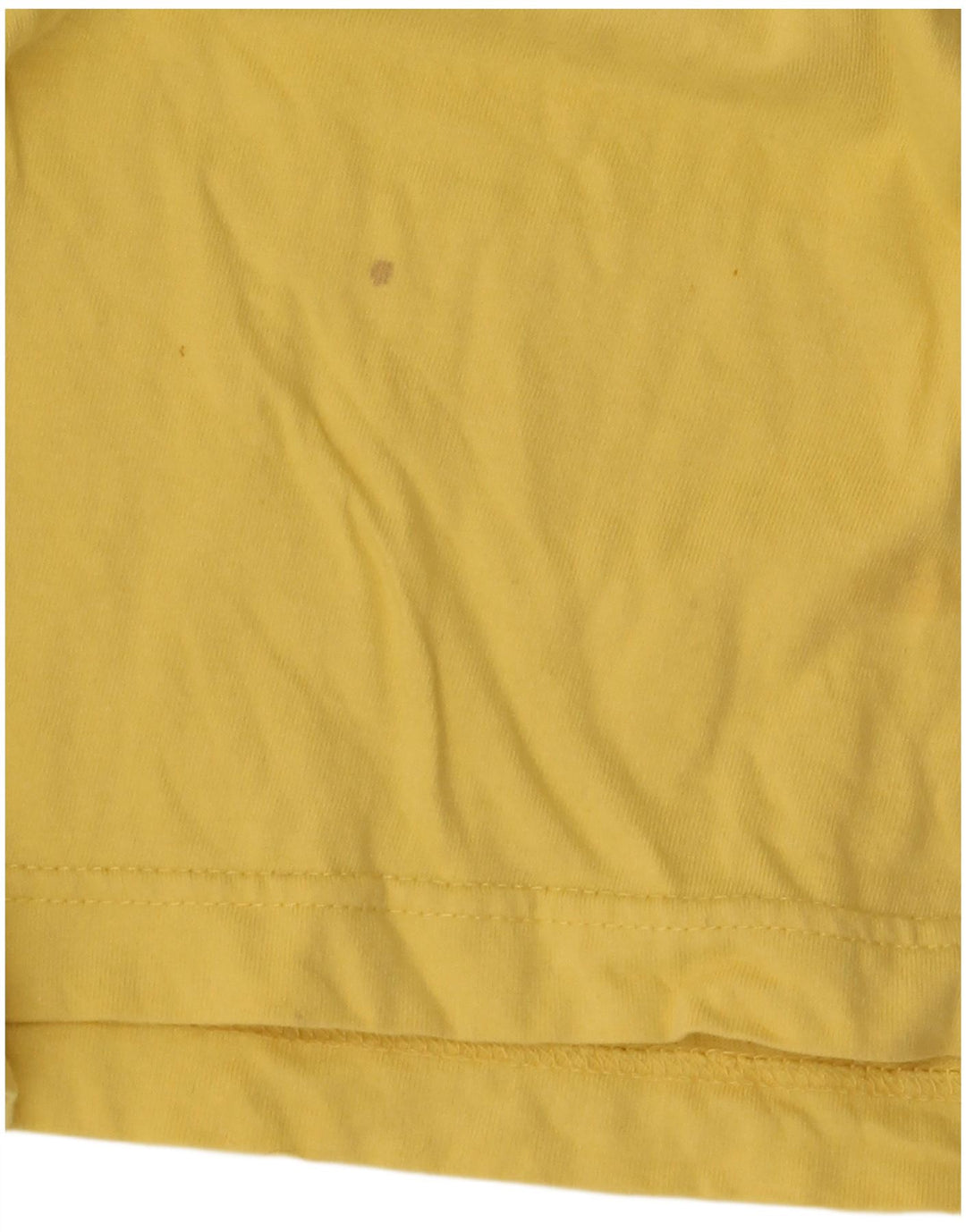 Camiseta gráfica masculina Stefanel Top grande algodão amarelo