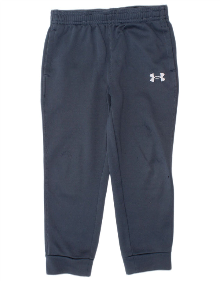 Under Armour Meninos Calças de treino joggers 2-3 anos azul marinho poliéster