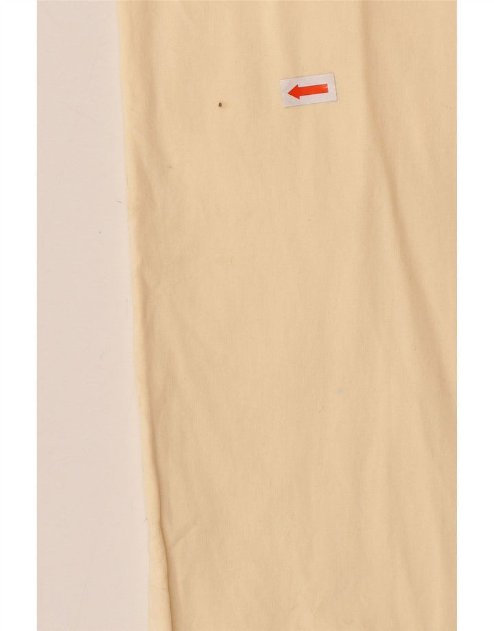 Calça casual reta masculina HUGO BOSS Arkansas W36 L34 algodão branco