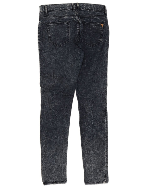 Zara Womens Trafaluc Jegging Jeans EU 38 Pequeno W28 L29 Azul Algodão
