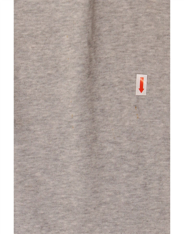 Calça esportiva feminina Puma Graphic Joggers UK 10 pequena cinza manchada