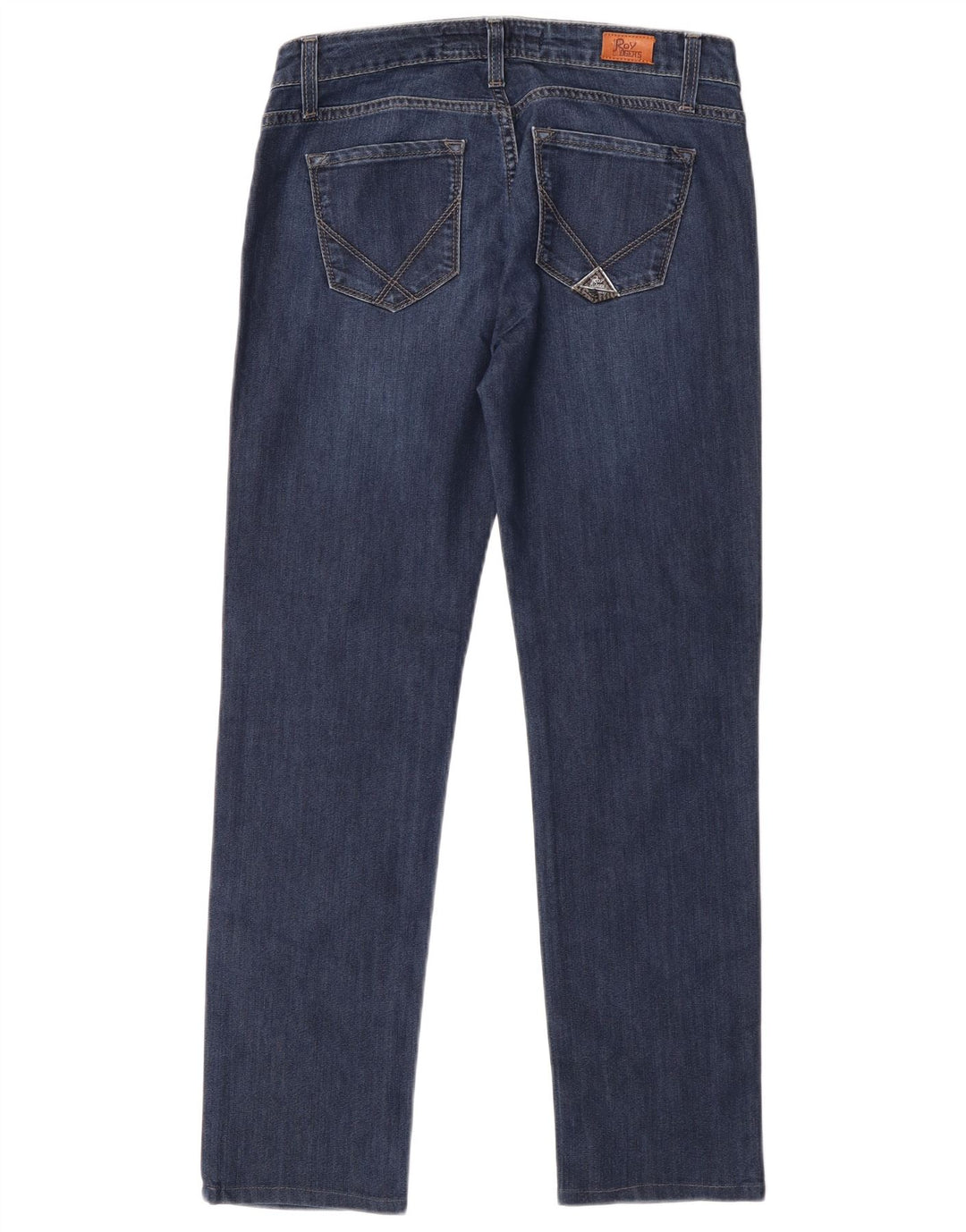 Calça jeans reta feminina Roy Rogers W29 L28 algodão azul