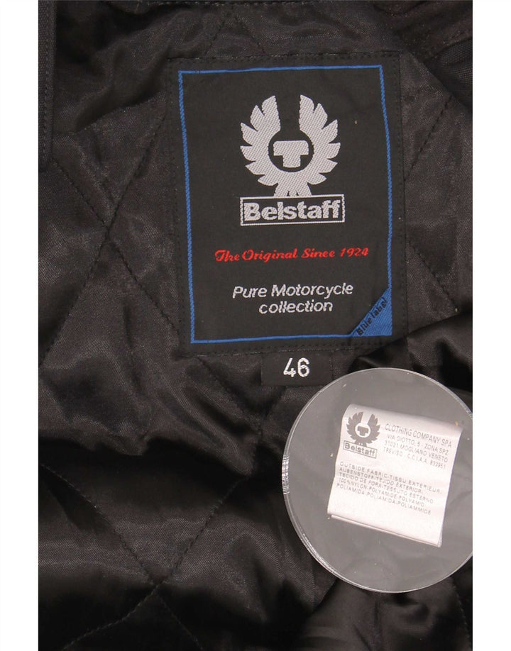 Jaqueta feminina Belstaff Racer IT 46 grande nylon preto