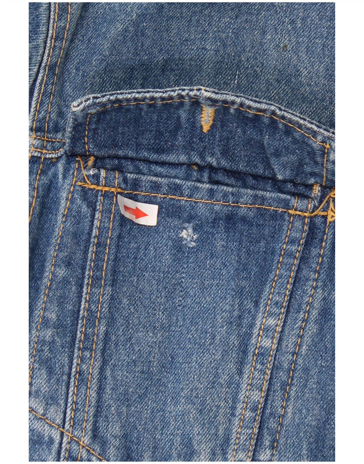 Jaqueta jeans masculina Ritt UK 40 grande algodão azul