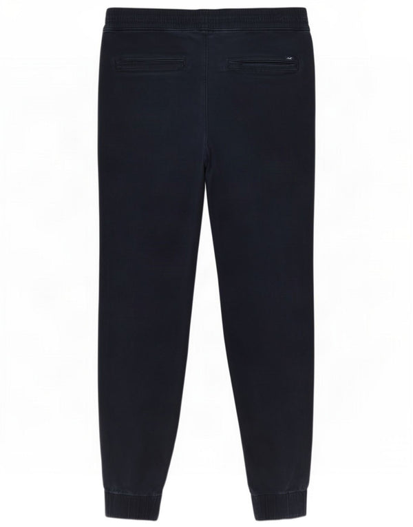 Hollister Mens Joggers Calças Pequenas W29 L29 Algodão Azul Marinho