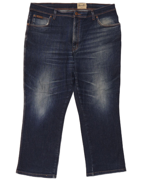 Wrangler Masculino Texas Regular Fit Jeans Reta W40 L30 Azul Marinho Algodão