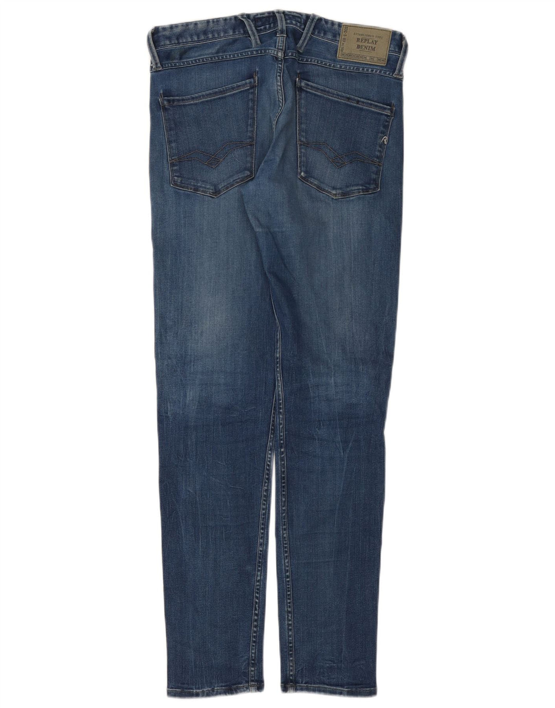 Replay Jeans Feminino Anbass Slim W29 L31 Azul