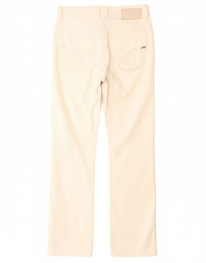 Jeans retos femininos Gas W29 L32 algodão branco