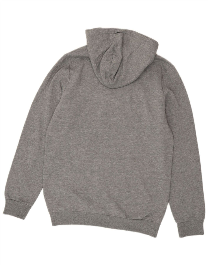 Puma Mens Graphic Hoodie Jumper Pequeno Cinza