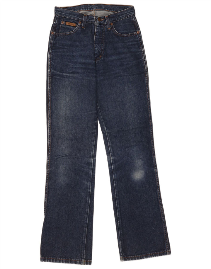 Wrangler Mens Bootcut Jeans W28 L32 Azul Marinho Algodão