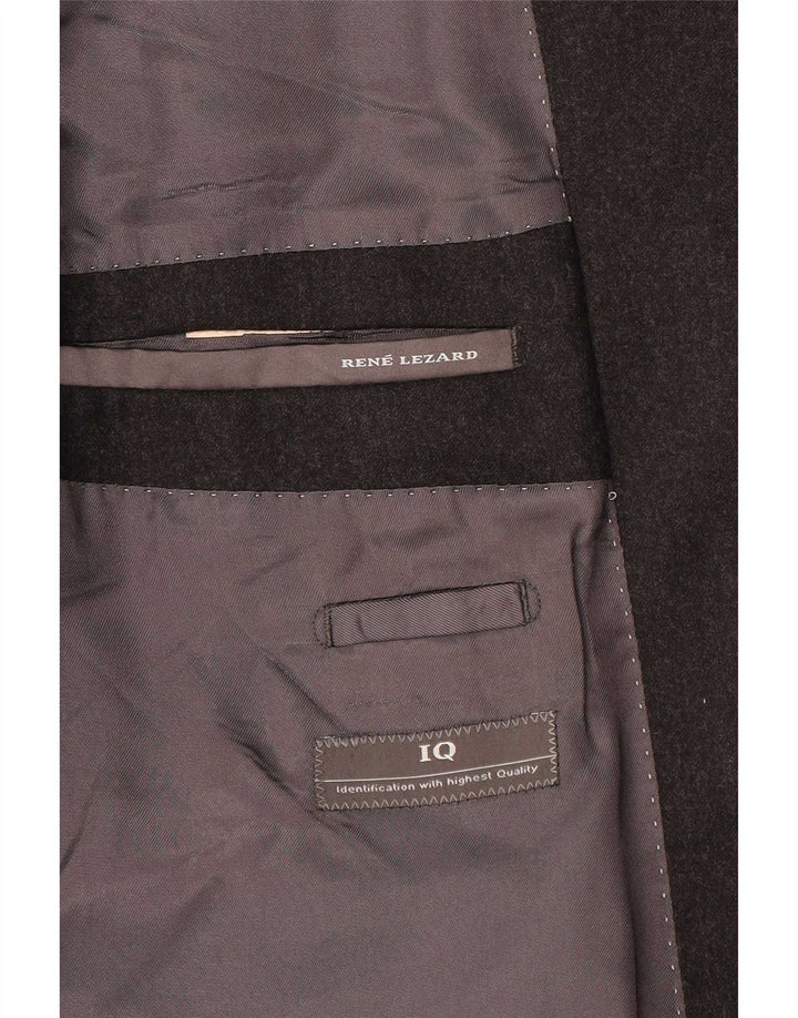 Jaqueta blazer masculina Rene Lezard de 3 botões Reino Unido 38 cinza médio