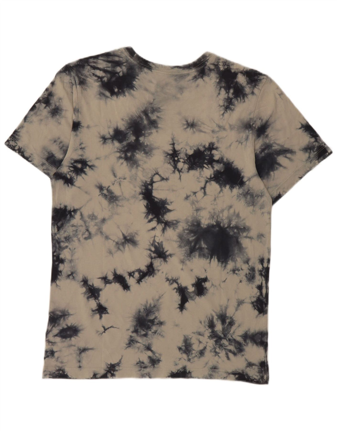 Camiseta masculina Jordan com estampa gráfica pequena pequena cinza tie-dye algodão
