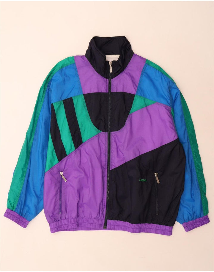 HEAD Jaqueta masculina de agasalho IT 56 2XL Colorblock multicolorido
