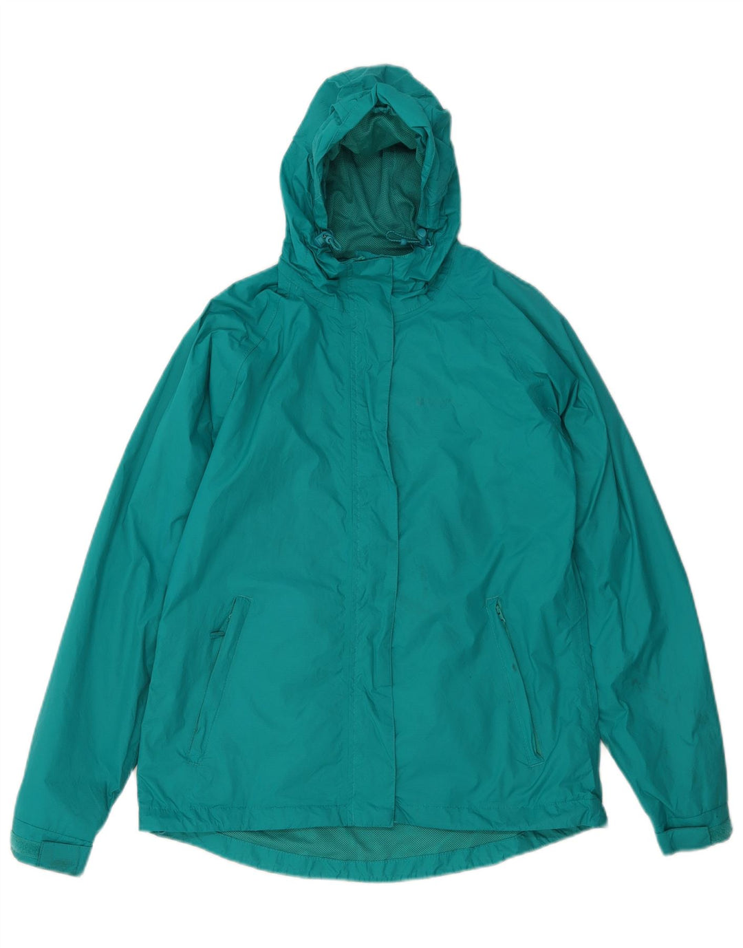 Jaqueta de chuva feminina com capuz MOUNTAIN WAREHOUSE Reino Unido 10 pequena turquesa