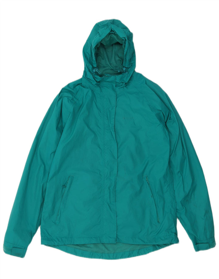 Jaqueta de chuva feminina com capuz MOUNTAIN WAREHOUSE Reino Unido 10 pequena turquesa