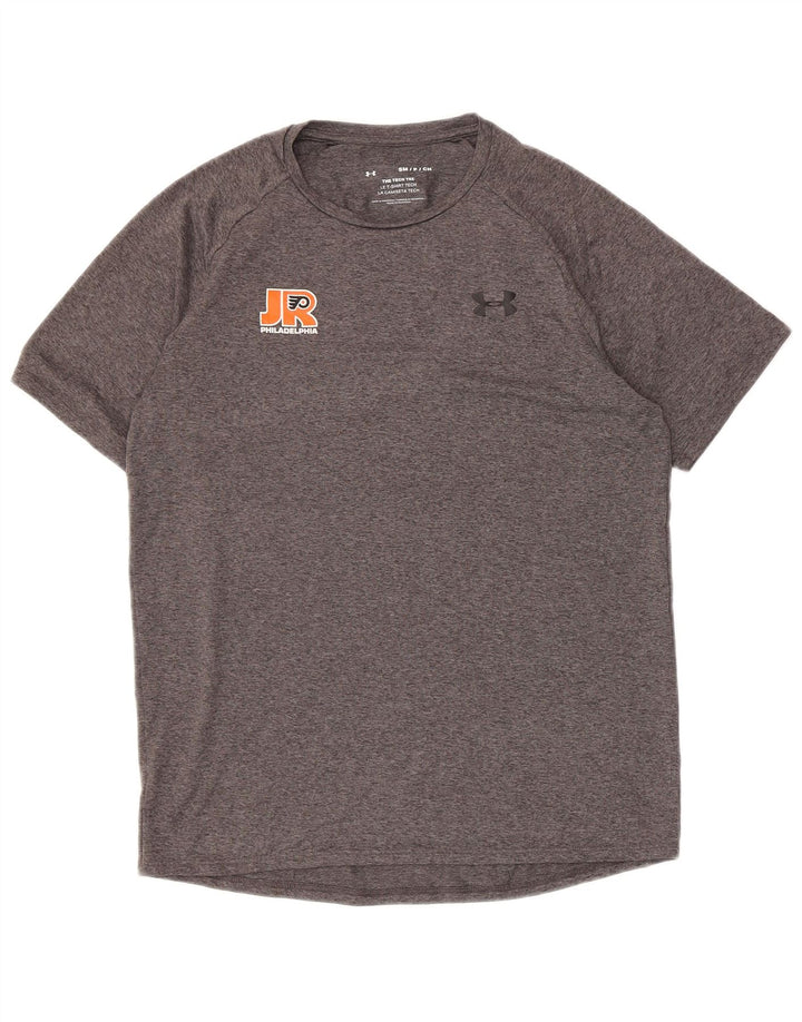 Camiseta masculina UNDER ARMOUR Philadelphia pequena cinza manchada