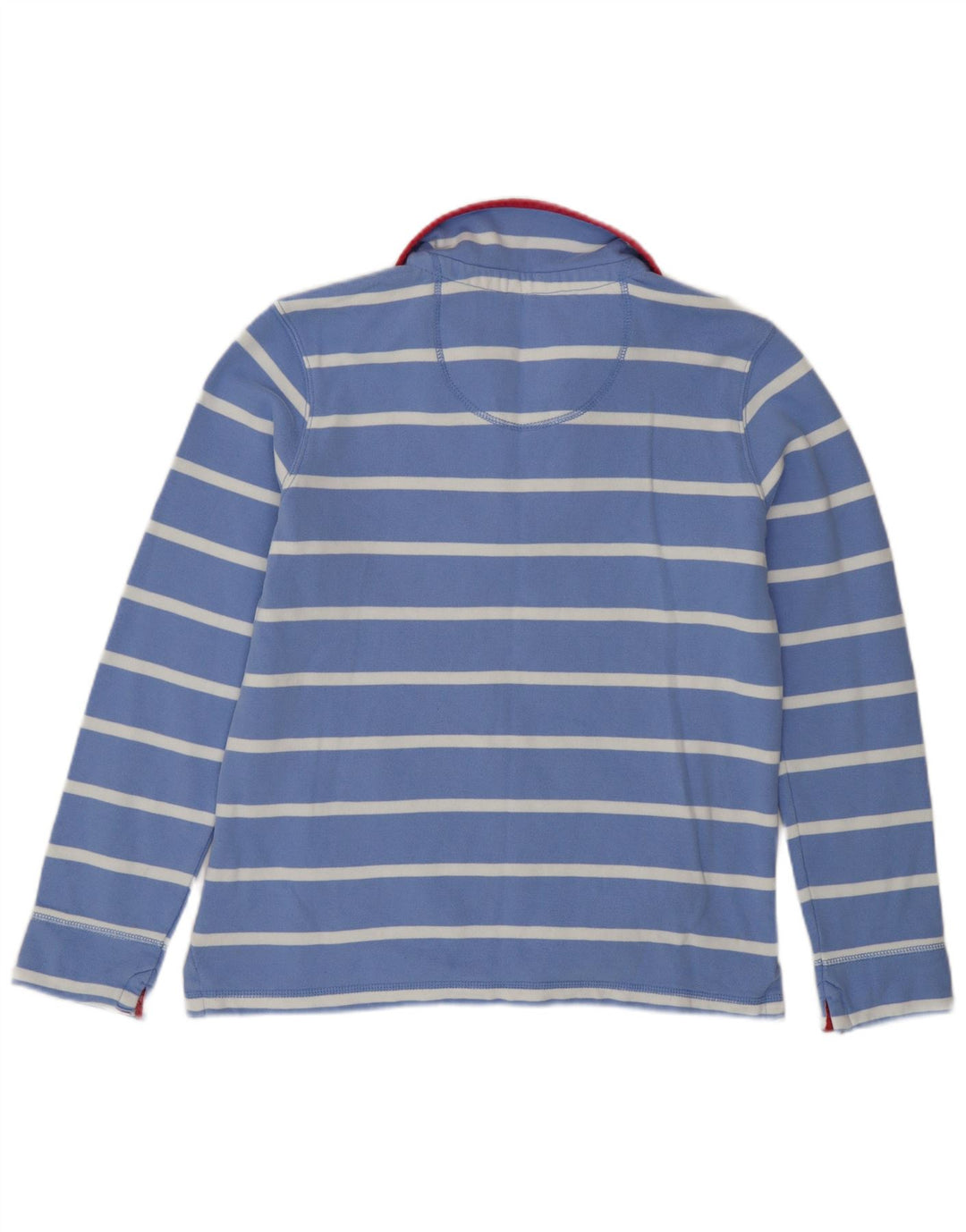 Crew Clothing feminino oversized moletom jumper UK 10 pequeno azul listrado