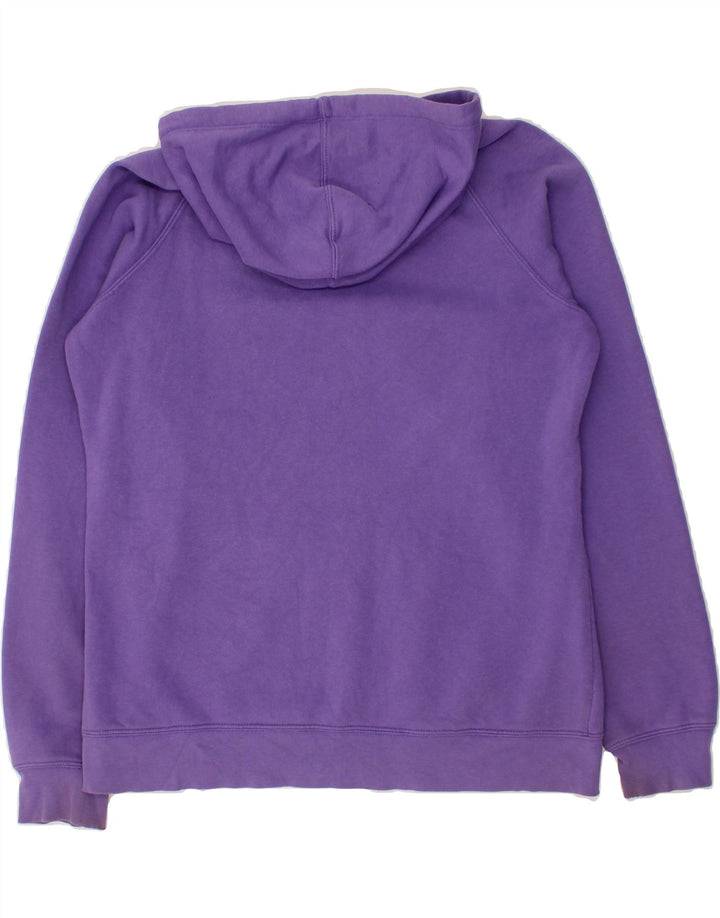 CHAMPION Womens Graphic Hoodie Jumper UK 18 XL Purple Cotton Vintage Champion and Second-Hand Champion from Messina Hembry 